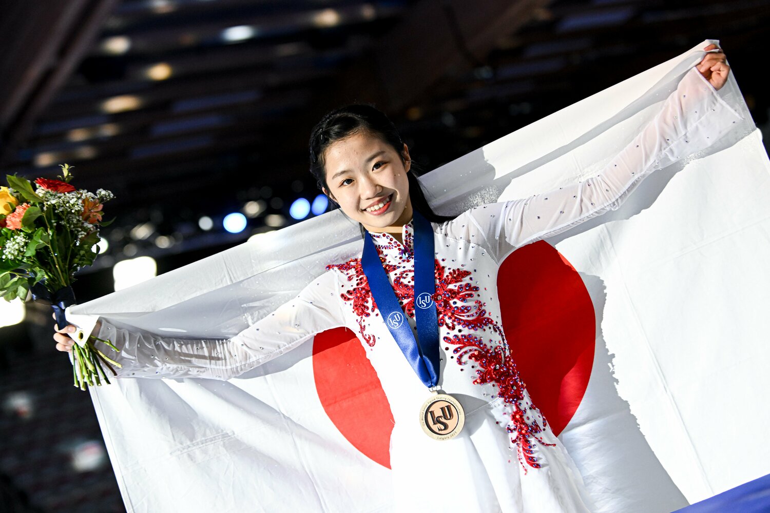 2023年の世界ジュニアでは銅メダルを獲得　©️AFLO