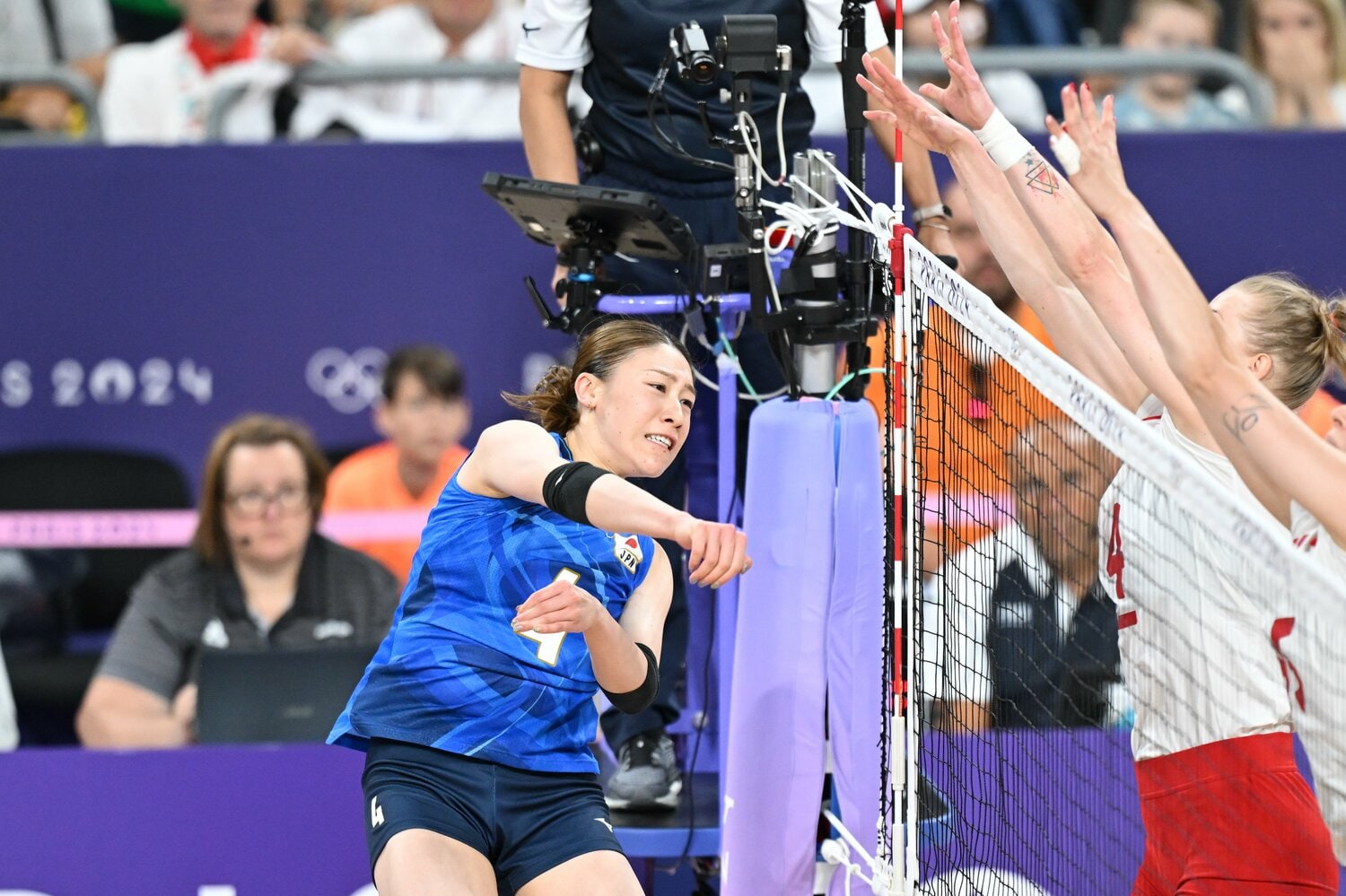 昨シーズンからイタリアでプレーし、金子氏も成長を感じたと語った石川真佑（22歳）　©︎Kaoru Watanabe/JMPA