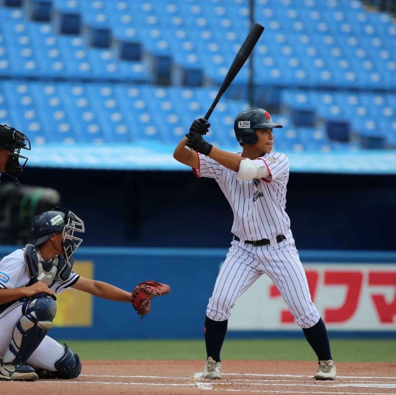 長男の雄大君、現在は東練馬リトルシニアに所属　写真は古畑和彦さん提供