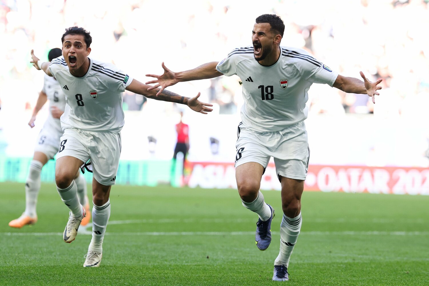 日本から2ゴールを奪ったイラクの18番アイメン・フセイン　©Getty Images