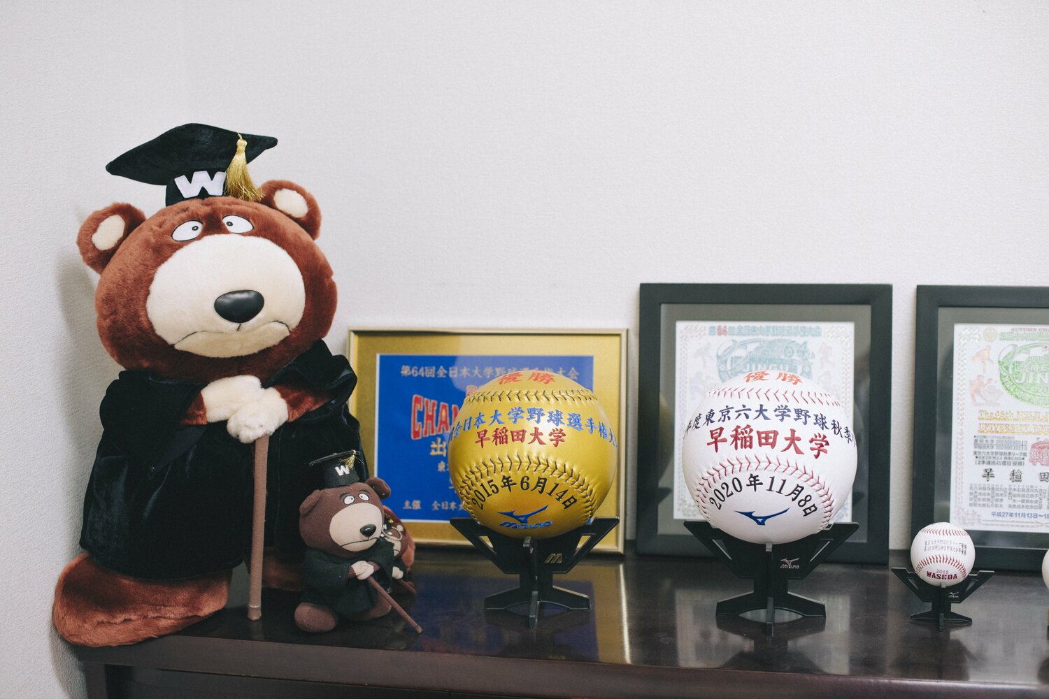 早稲田大学に憧れてはいたものの、具体的な努力はしていなかったという　©Asami Enomoto