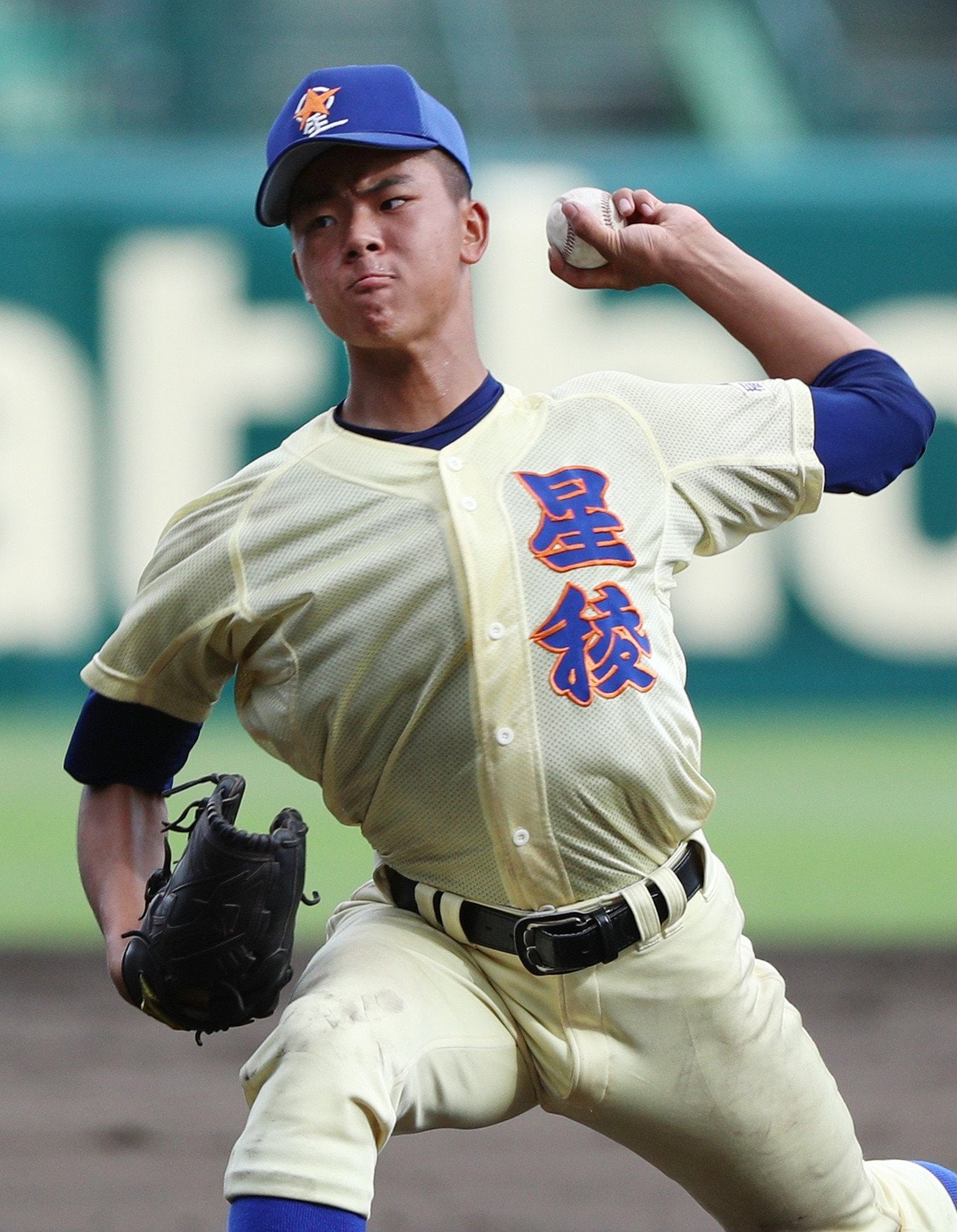 星稜2年時の寺沢　©JIJI PRESS