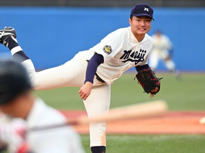 ドラフト有力投手は大学生が目白押し！ ナンバー1は「投げる哲学者」…注目は数字以上の“投球術”にアリ　2023年ドラフト目玉候補《投手ベスト3》＜Number Web＞ photograph by JIJI PRESS