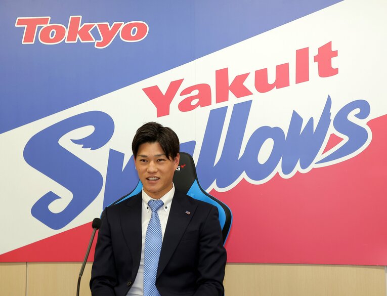 高橋奎二ら最多タイの4選手がヤクルトから代表入り ©JIJI PRESS