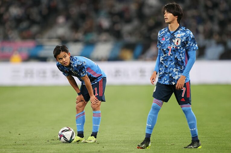 三笘とともに東京五輪を戦った久保。今後どんなアピールを見せられるか　©JMPA