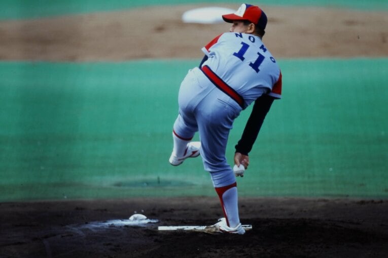 1994年開幕戦の野茂　©Koji Asakura