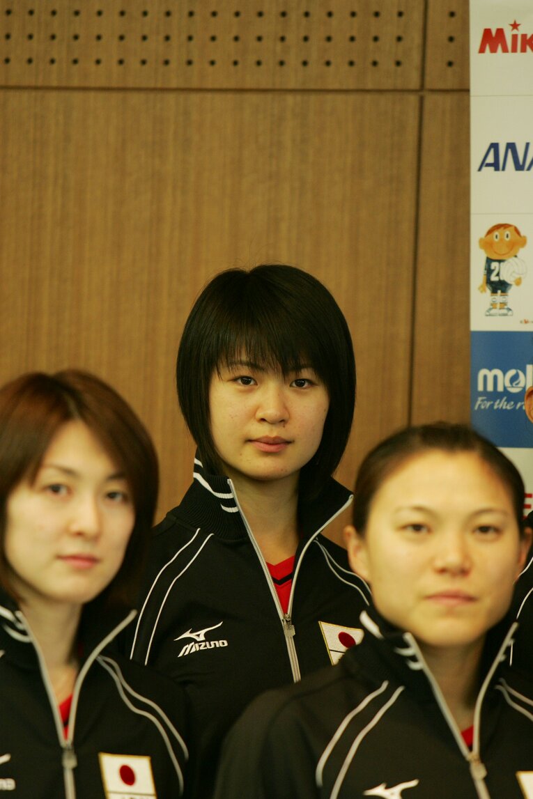 2007年、日本代表の会見にて　©︎Toshiya Kondo