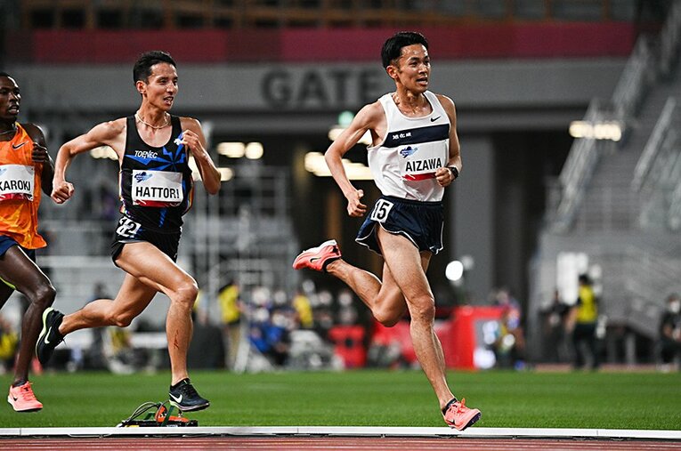 READY STEADY TOKYOの5000mで自己新記録を叩き出した五輪10000m代表の相澤晃 ／ photograph by Asami Enomoto