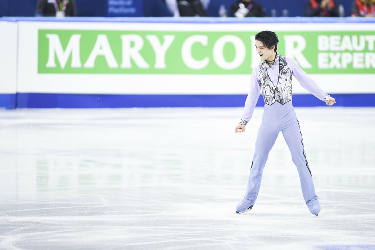 2017年2月、四大陸選手権のショートプログラム　©Asami Enomoto