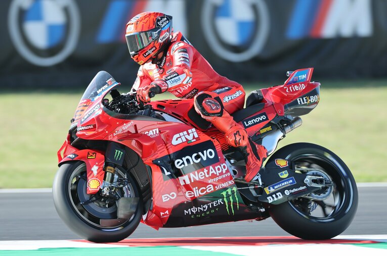 サンマリノGPで今季11勝目、通算73勝目を挙げたマルケス ／ photograph by Satoshi Endo