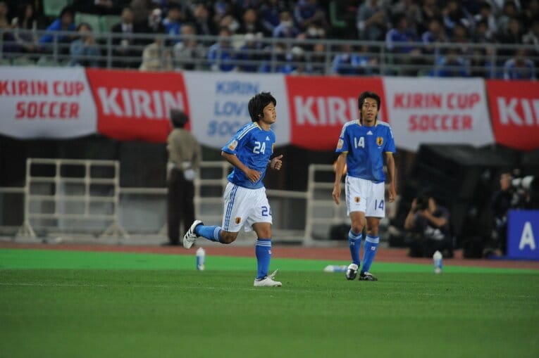 2009年5月27日、キリンカップ・チリ戦　©︎Naoya Sanuki