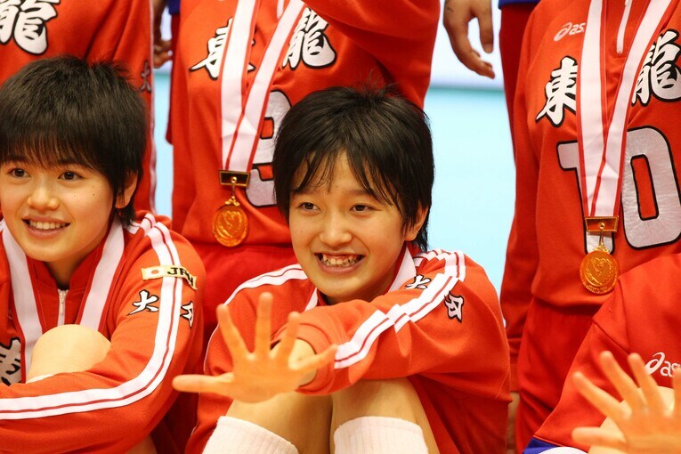 当時、高校3年生の鍋谷さん　©︎YUTAKA/AFLO SPORT