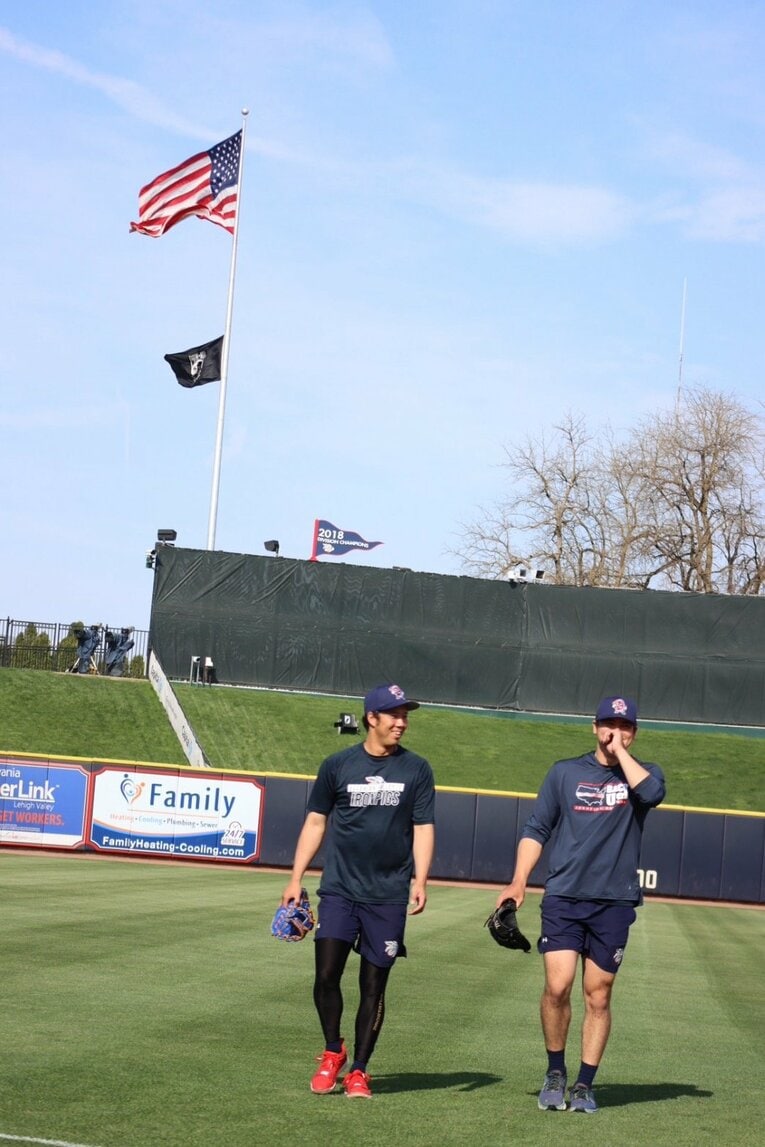 フィリーズ傘下3Aで奮闘する青柳　©︎Yuki Yamada