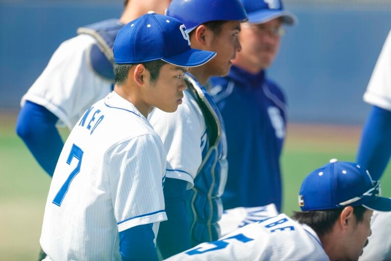 2019年3月、1年目の根尾　©Kiichi Matsumoto