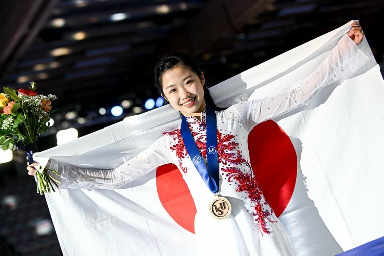 2023年の世界ジュニアでは銅メダルを獲得　©️AFLO