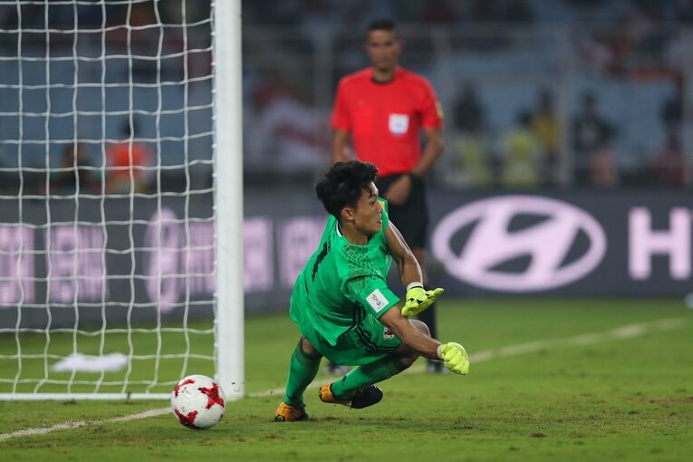 2017年にインドで開催されたU-17W杯。ラウンド16でイングランドと対戦した日本はPK戦の末に敗れた　©Getty Images