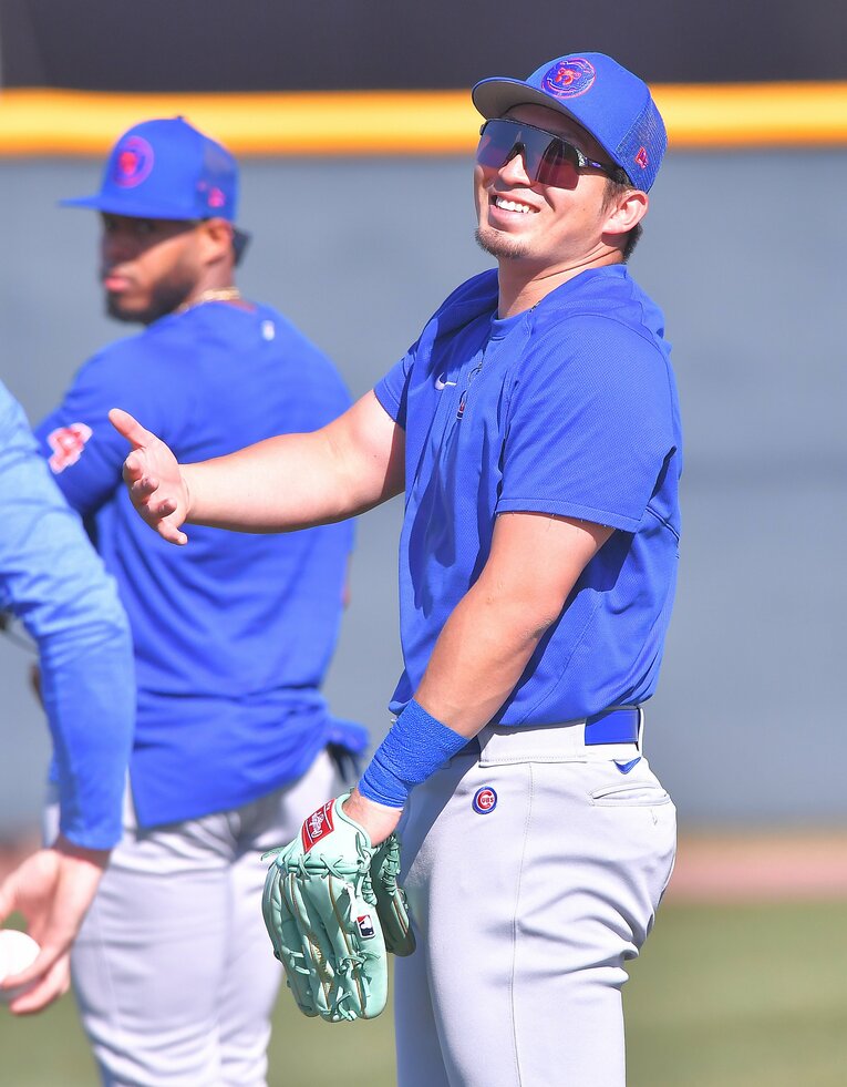 メジャー2年目、体重100キロオーバーに肉体改造した鈴木（2023年2月20日）　©JIJI PRESS