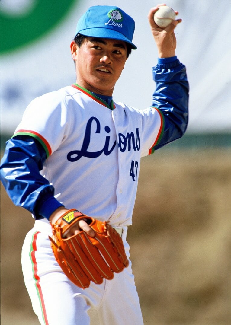 1988年撮影、現役時代の工藤　©Makoto Kenmizaki