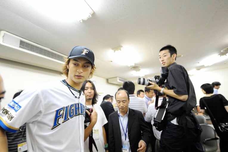2008年、日本ハム時代　©Toshiya Kondo