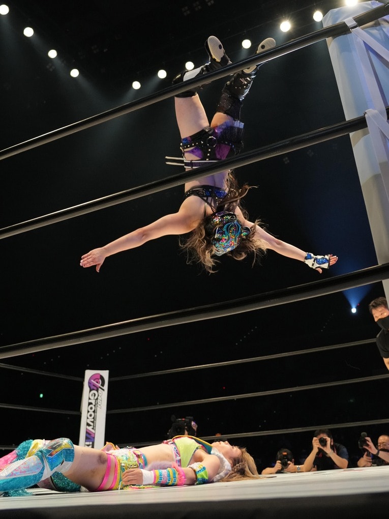 キッドのムーンサルトプレス