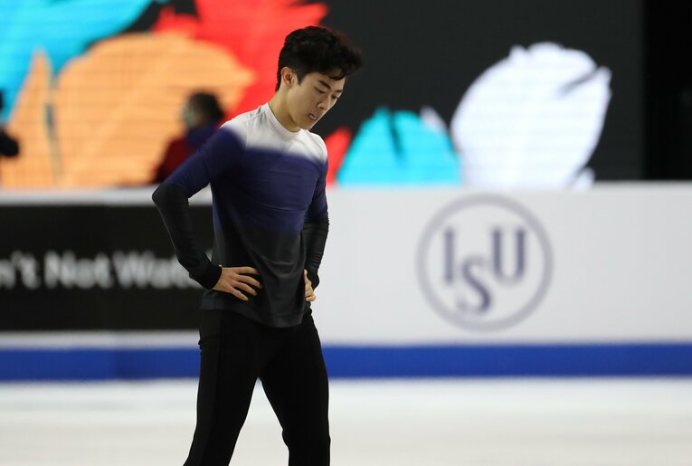 フリーを終えたチェンの表情