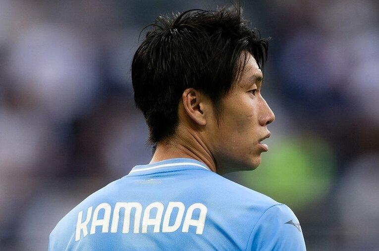 ラツィオで苦難の前半戦を過ごしたが、終盤に力を発揮した鎌田大地。クリスタルパレス移籍が確定と報じられる中、イタリア人記者はどうこの1年を見たか ／ photograph by Nicolò Campo/Getty Images