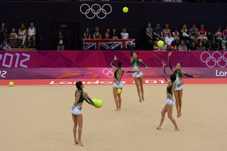 【これが一糸乱れぬフェアリージャパンの演技】サイード横田さんも出場したロンドン五輪団日本代表の演技を見る　©Asami Enomoto/JMPA