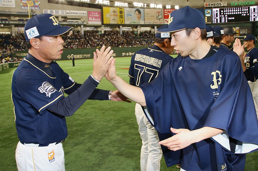 金子千尋「マー君じゃないですけど」オリのエースとして、負けない決意。<Number Web> photograph by Kyodo News