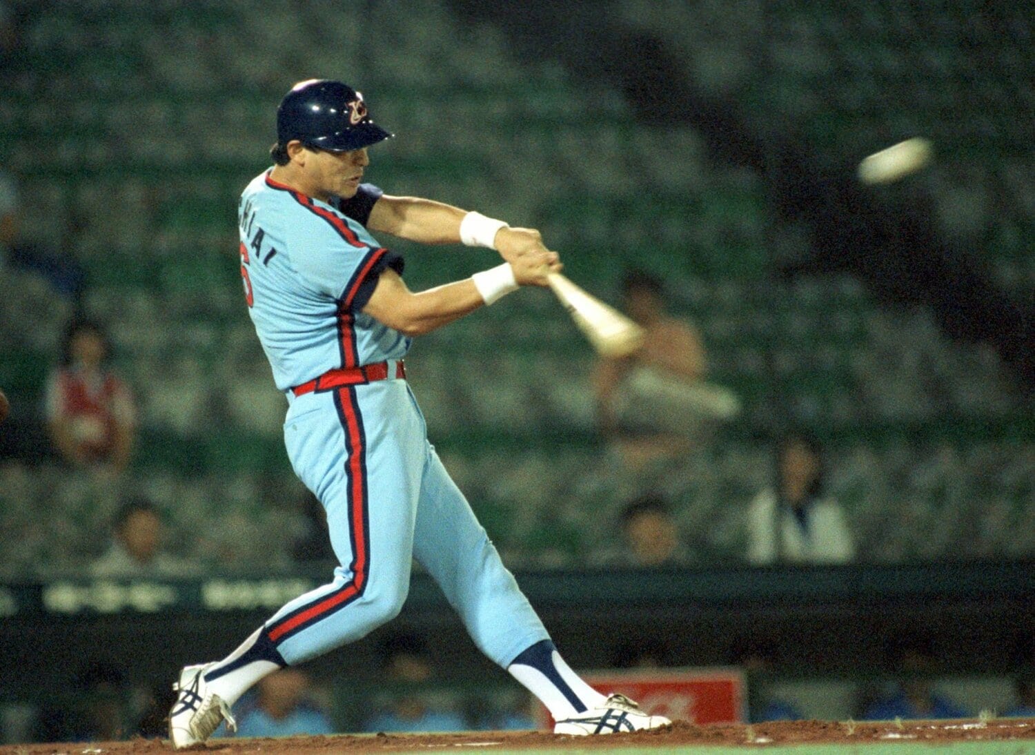 1986年の落合　©Sankei Shimbun