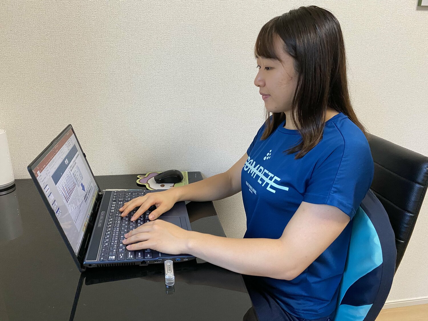 「勉強や論文は家でやるタイプです」 ©本人提供