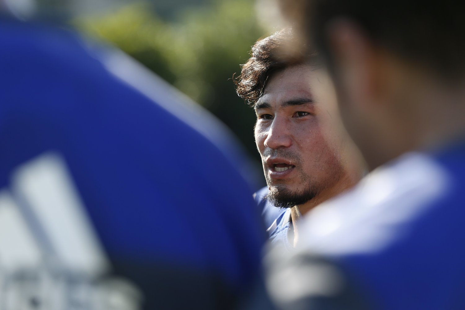 これまでの言動、姿勢が評価されてキャプテンに抜擢された　ⒸAki Nagao