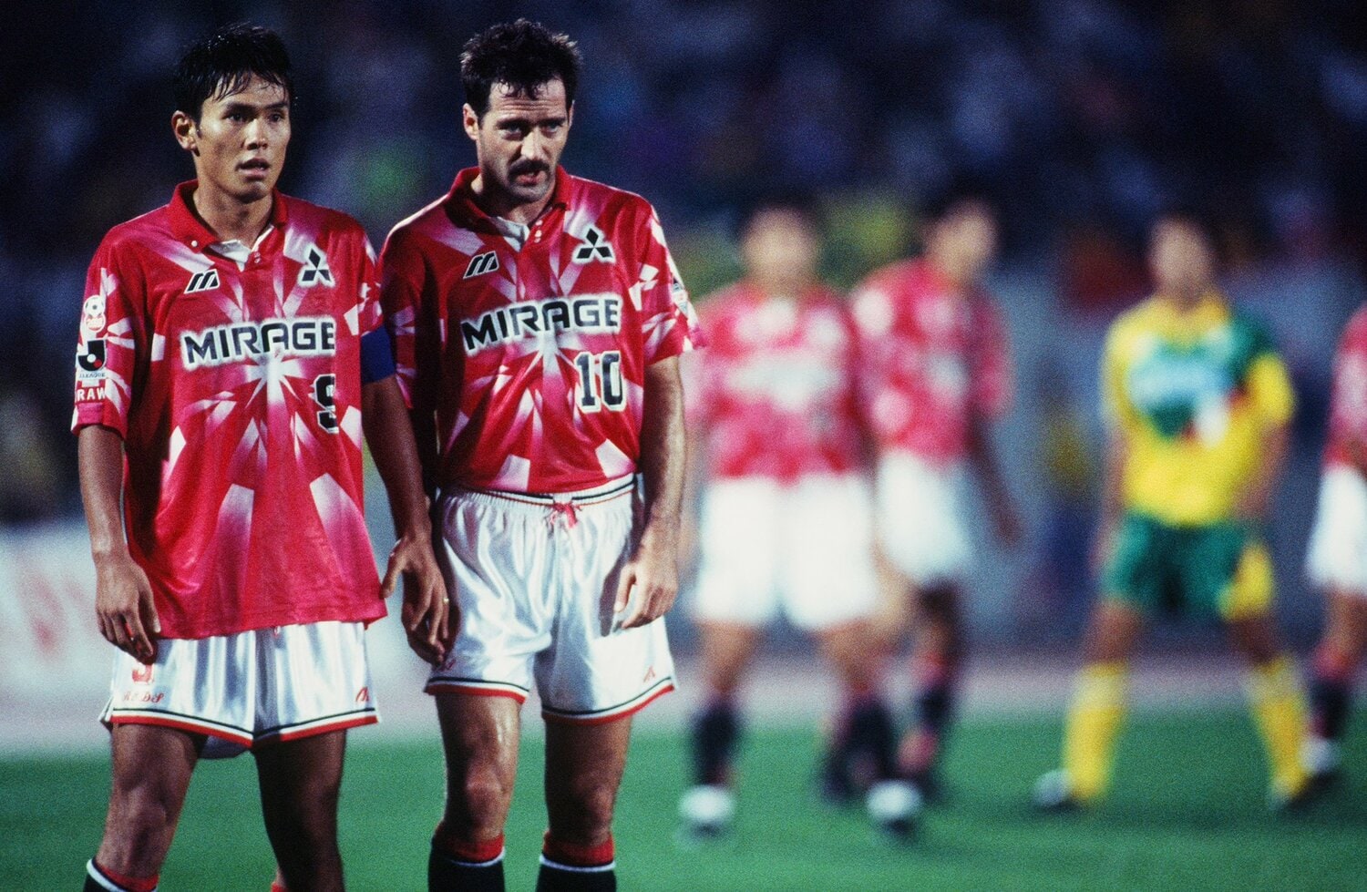 ブッフバルトと共に浦和にやってきたウーべ・バイン(右) ©︎J.LEAGUE