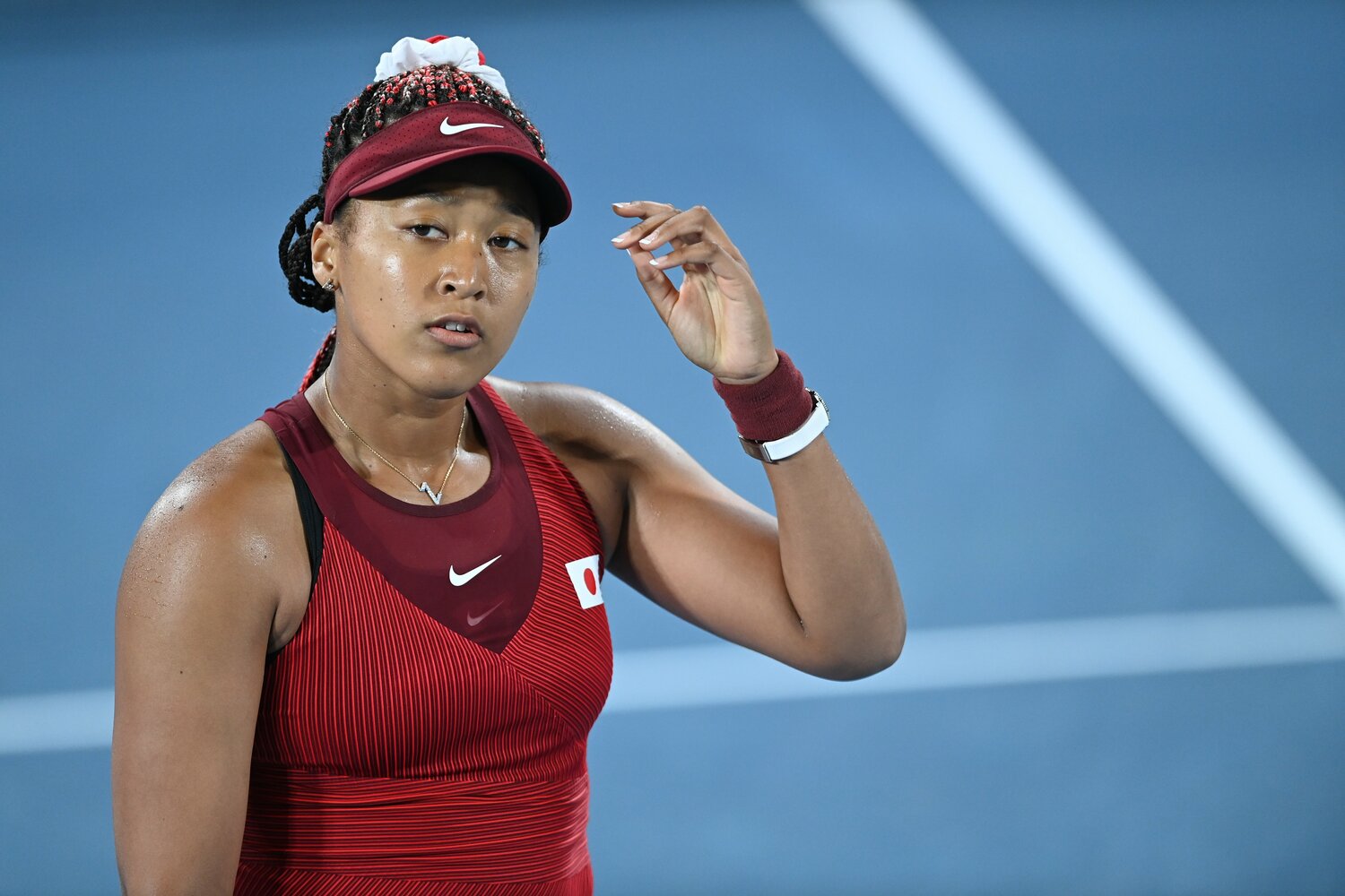 大坂なおみは2021年には東京五輪にも出場。2022年の全米オープンは初戦敗退　©Naoya Sanuki/JMPA