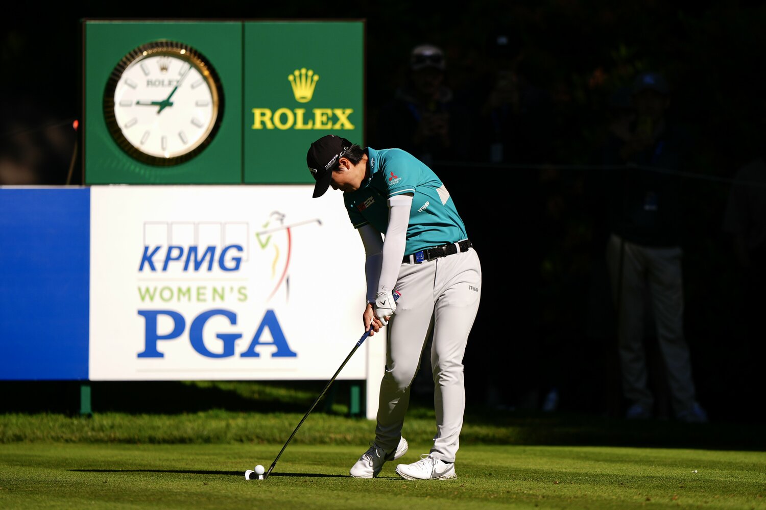 ジャンボ尾崎も驚いたパワフルなスイングは主戦場とする米女子ツアーでも武器になっている　©︎Darren Carroll/PGA of America via Getty Images