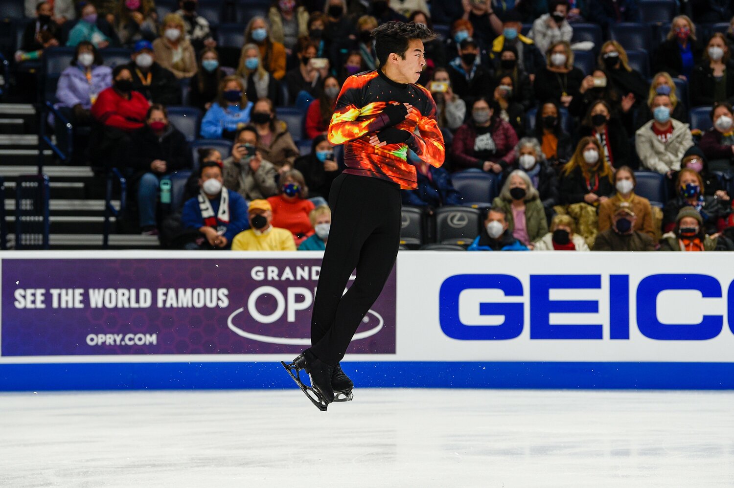 フリーではジャンプの転倒もあったものの素早く立て直し、貫禄を見せたチェン