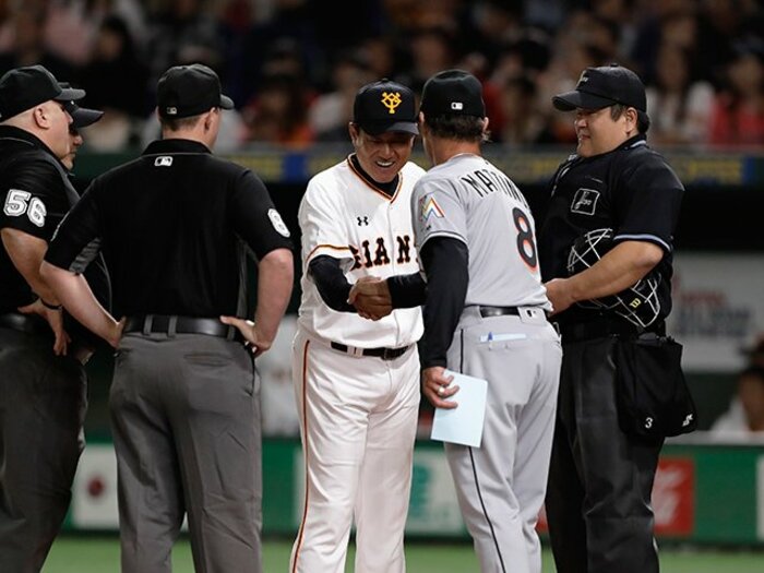 原監督が3度目の就任初戦で見せた巨人再建への“2つの道”とは？＜Number Web＞ photograph by Getty Images