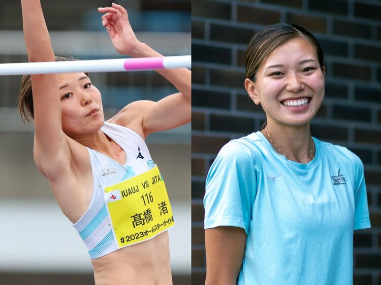 陸上女子　抜ける 