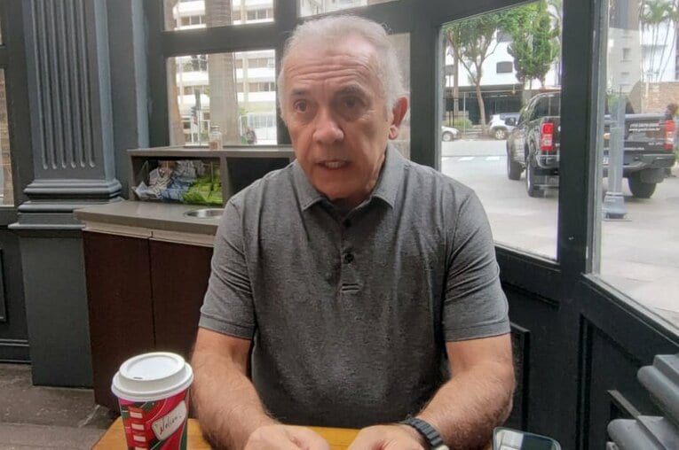 インタビューに応じてくれたネルシーニョ　©Hiroaki Sawada