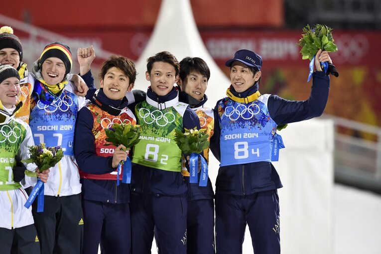 2014年のソチ五輪では個人で銀、団体で銅と2つのメダルを獲得　©BUNGEISHUNJU