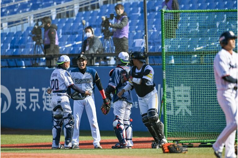 2020年トライアウトの新庄ビッグボス　©Nanae Suzuki