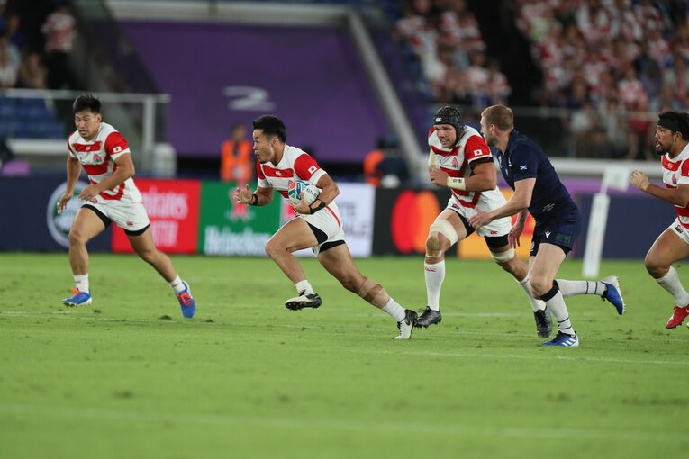 2019年W杯スコットランド戦、福岡堅樹が振り返る“ゾーン”に入ったトライ（2枚目／全10枚）©︎Naoya Sanuki