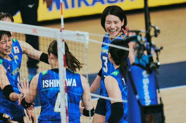 古賀紗理那（VNLセルビア戦）©︎Yuki Suenaga