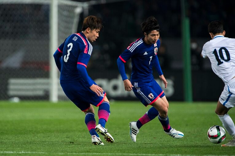 太田宏介（2015年、ウズベキスタン戦）©︎Takuya Sugiyama