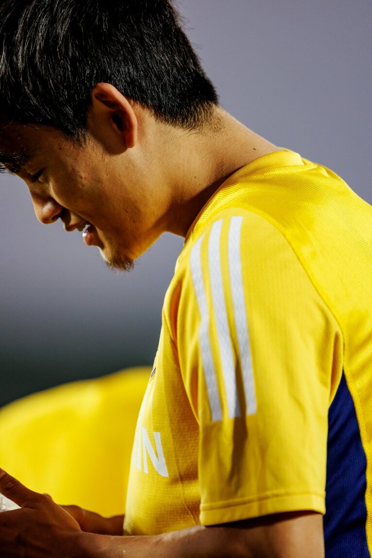 カタールW杯の久保　©Kiichi Matsumoto/JMPA