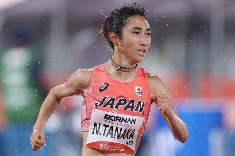 アジア大会で3つのメダルを獲得した女子陸上の田中希実。「まさかの種目選択」も話題に ／ photograph by JIJI PRESS