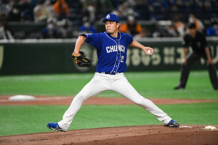 2020年は抜群の安定感で沢村賞を獲得した大野雄大だったが　©Kiichi Matsumoto