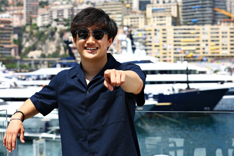 モナコGPの角田裕毅　©Red Bull Content Pool