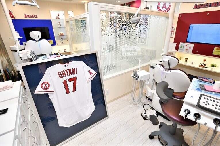 「患者さんを大谷部屋に案内してください」といったふうにスタッフ間でも「大谷部屋」と呼ばれる、旧理事長室。