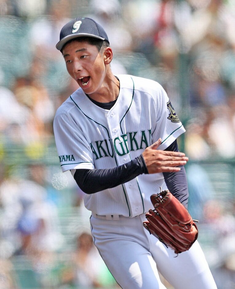 今夏の甲子園2回戦で掛川西を完封で抑えた丹羽知則は弟だ　©JIJI PRESS