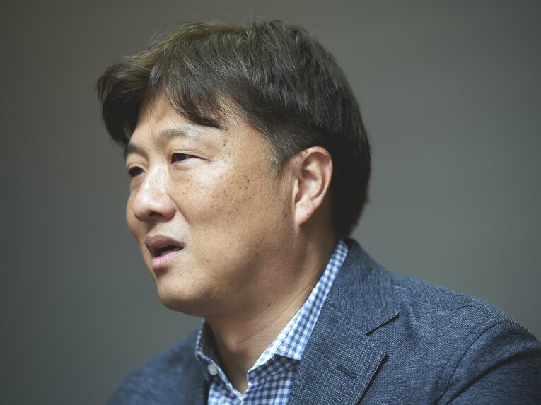 かつてレッドソックスで中継ぎとしてワールドシリーズ優勝を経験するなど、メジャーでも活躍した岡島秀樹氏 ©Yuki Suenaga